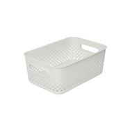 SmartStore Essence Cesta de almacenamiento mediana con asas 7x 5,6 L Blanco