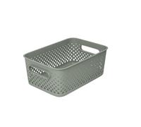 SmartStore Essence Cesta de almacenamiento mediana con asas 7x 5,6 L Verde