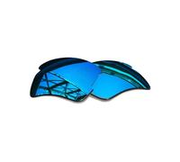 SmartVLT Lentes de repuesto azul hielo para Oakley Flak 2.0 XXL OO9488 63 mm
