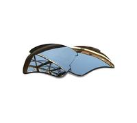 SmartVLT Lentes de repuesto de titanio plateado para Oakley Flak 2.0 XXL OO9488 63 mm