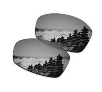 SmartVLT Lentes de repuesto para hombre Oakley New Whisker OO4141 Sunglass - Más opciones, Plateado (Silver Titanium), Talla única