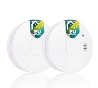 Smartwares 2 Detectores de Humo - Pila Reemplazable - Sensor de 10 años