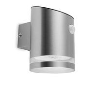 Smartwares Aplique Solar Exterior con Sensor de Movimiento - Luz Blanco Cálido - LED 75 lm - Resistente al Agua - Sin Cables - Iluminación solar para Entrada, Terraza, Fachada o Camino - 10.045.82