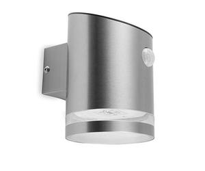 Smartwares Aplique Solar Exterior con Sensor de Movimiento - Luz Blanco Cálido - LED 75 lm - Resistente al Agua - Sin Cables - Iluminación solar para Entrada, Terraza, Fachada o Camino - 10.045.82