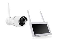 Smartwares CMS-30400 Sistema de vigilancia Exterior - WiFi - Visión Nocturna - Sensor de Movimiento