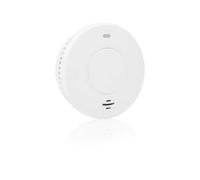 Smartwares Detector de Humo, Sensor de 10 Años, Batería de 10 Años | Botón test y silencio, Indicador luminoso, Material montaje incluido, FSM-12001