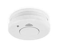 Smartwares Detector de humo - Sensor óptico - Vida útil: 10 años - Batería reemplazable 1 año - Botón de prueba - 85 dB - 10.044.62