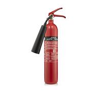 Smartwares FEX-15621 - Extintor de CO2, Capacidad de 2 kg, Clase de Fuego B, Incluye Material de Montaje en Pared, Certificado BSI