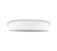 Smartwares IDE-60046 Lámpara de techo, pantalla de tela de 60 cm de diámetro, cuatro apliques con casquillos E27, compatible con bombillas de hasta 18 W, Iluminación de Interior, IP20, Blanco