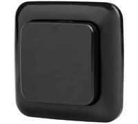 Smartwares Interruptor de pared inalámbrico - Plug & Connect - Funciona con pilas - Exterior - Negro - SH4-90160