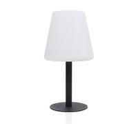 Smartwares Lámpara de mesa solar - Regulable - Luz blanca cálida - Lámpara inalámbrica para uso interior o exterior - También recargable mediante cable USB incluido - OSL-50012