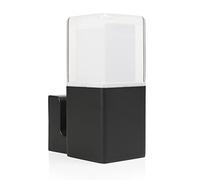 Smartwares OOL-50015 Aplique de diseño para exterior - 12 W - 800 lm - Luz blanca cálida (arriba) - Marco negro