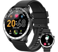 Smartwatch, 1.43" HD AMOLED Reloj Smartwatch Hombre Mujer con Llamadas y WhatsApp, Reloj Digital con 100+ Deporte, SpO2 /Sueño/Pulsómetro, IP68 Impermeable Smart Watch para Android iOS