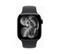 Apple Watch Series 11 42mm Aluminio Negro Brillante con Correa Deportiva Negra S/M