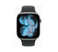 Smartwatch apple watch s11 gps + cellular 46mm space grey aluminium case black sport band - m - l