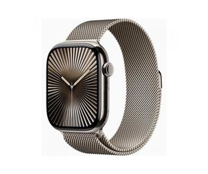 Smartwatch apple watch series 10 gps + cell 46mm natural titanium milanese loop s - m (MC7Q4QL/A)