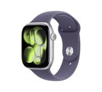 Smartwatch Apple Watch Series 11 GPS 46mm Alumínio Prateado c/ bracelete Desportiva Roxa S/M