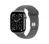Smartwatch Apple Watch Series 11 GPS + Celular 42mm Titânio Natural c/ bracelete Desportiva Cinza S/M