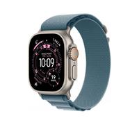 Smartwatch Apple Watch Ultra 3 GPS + Celular 49mm Titânio Natural c/ Bracelete Loop Alpine Azul-Claro M