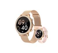 Smartwatch Bluetooth 1.32", monitor frequenza cardiaca, tracciamento fitness, orologio intelligente Diamond da donna