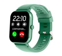 Smartwatch cool forest silicona verde (llamadas, salud, deporte)