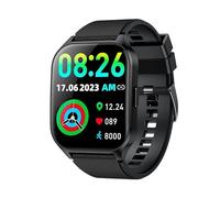 Smartwatch Cool Pantalla Amoled Curved Silicona Negro (Llamadas, Salud, Deporte)
