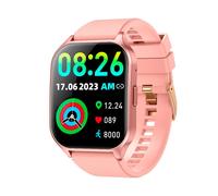 Smartwatch cool pantalla amoled curved silicona rosa (llamadas, salud,