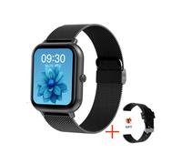 Smartwatch for Men and Women Call Function 1.83" Fitness Tracker Heart Rate Blood Pressure Sleep Tracker IP68 Waterproof (Black)
