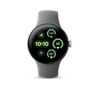 Google Pixel Watch 3 (41 mm) - Caja en Color Oro Champagne - Correa en Color Verde liquen - LTE
