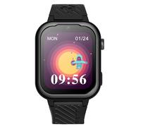 Smartwatch Kids ESSA 4G - Reloj Inteligente para Niños, 1.83" IPS IP67, 4G LTE SMS GPS Wi-Fi Face Unlock Bluetooth SOS Android iOS Podómetro Monitor de Sueño (Negro)