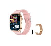 Smartwatch Qx17 con GPS y brújula, 100 contactos y bloqueo de contraseña (rosa)