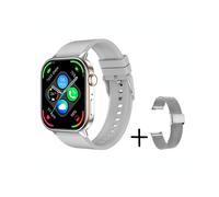 Smartwatch Qx17 GPS con brújula, 100 contactos y bloqueo de contraseña (plateado)