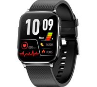 Smartwatch Ritmo Card?aco SpO2 Presi?n Arterial Sue?o HRV Temperatura Corporal Negro