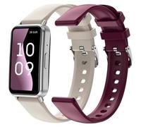 SPC Duo Fit - Pulsera Deportiva con Pantalla AMOLED 1,47” | Llamadas Bluetooth y notificaciones | +100 Deportes | 2 Correas Incluidas (Beige y Granate) | Batería hasta 8 días | IP68 | App Smart You