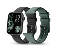 SPC Smartee Duo 2 - Smartwatch Reloj Inteligente con Correa Intercambiable, Pantalla AMOLED 1,78”, Gran batería 7 días, +100 Deportes, IP68, Llamadas Bluetooth, Android e iOS - Color Negro/Verde