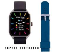 SMARTWATCH SWT-STC004 + CINTURINO WINNER SILICONE NERO O BLU