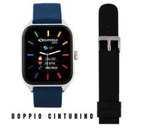 SMARTWATCH SWT-STC010 + CINTURINO WINNER SILICONE NERO O BLU