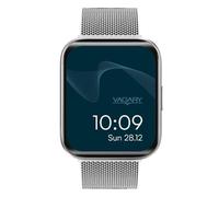 Smartwatch Vagary rectangular gray men's watch X03A-006VY steel mesh Milan