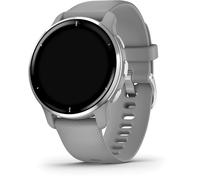 Garmin Unisex Adulto Reloj Inteligente Pantalla AMOLED, Gris Plata, 43 mm