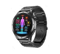 Smartwatch with blood sugar control micro health monitor uric acid detection Bluetooth calls and SOS function (Black)