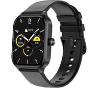 Smartwatch with Bluetooth Calls, 1.93" Screen, IP68 Waterproof, 100+ Sports, Heart Rate & Sleep Monitor (Black)
