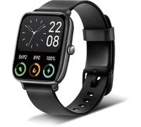 Smartwatch with Bluetooth Calls, Alexa, 1.8" HD Display, Activity Tracker, Heart Rate & SpO2 Sleep Monitor (Black)
