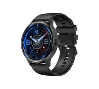 Smartwatch with Bluetooth calls heart rate and blood pressure monitoring weather updates music control and multiple sports modes (Black)