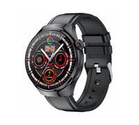 Smartwatch with one-touch health control ECG blood pressure body fat measurement and SOS function (Black)