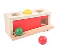 Smartwo Juguetes Montessori 1 2 Años, Caja de Permanencia Montessori, Juguetes Niños 1 2 Años, Juguetes de Madera para Desarrollo Motricidad Fina, Montessori Ball Drop Toy, Juegos Bebe 6 9 12 18 Meses
