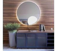 Smartwoods Electra espejo 60x60 cm circular con iluminación plata 5904107903699