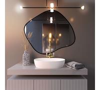 Smartwoods Tiny Border espejo 50x43 cm negro 5903003183761