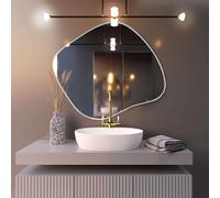 Smartwoods Tiny Border espejo 60x52 cm blanco 5903003183976