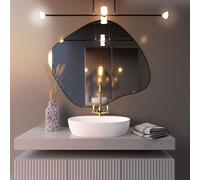 Smartwoods Tiny Border espejo 80x70 cm dorado 5903003184577