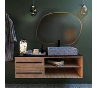 Smartwoods Tiny Border espejo 90x64 cm dorado 5903003183495